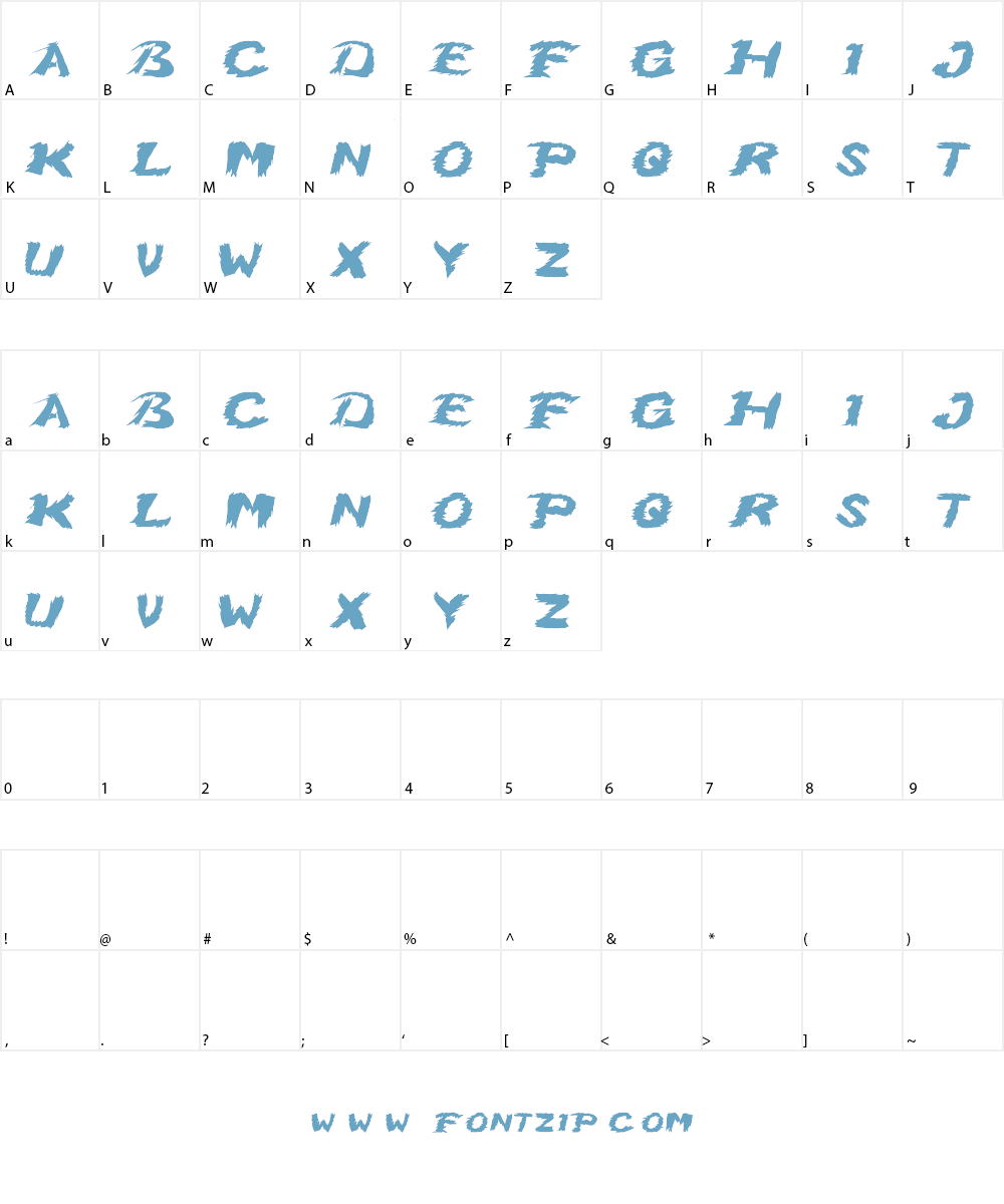 Grumpy Cat Font Character